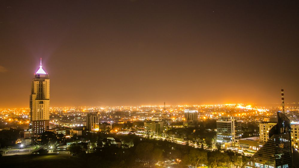 Nairobi Skyline by Robert Opiyo