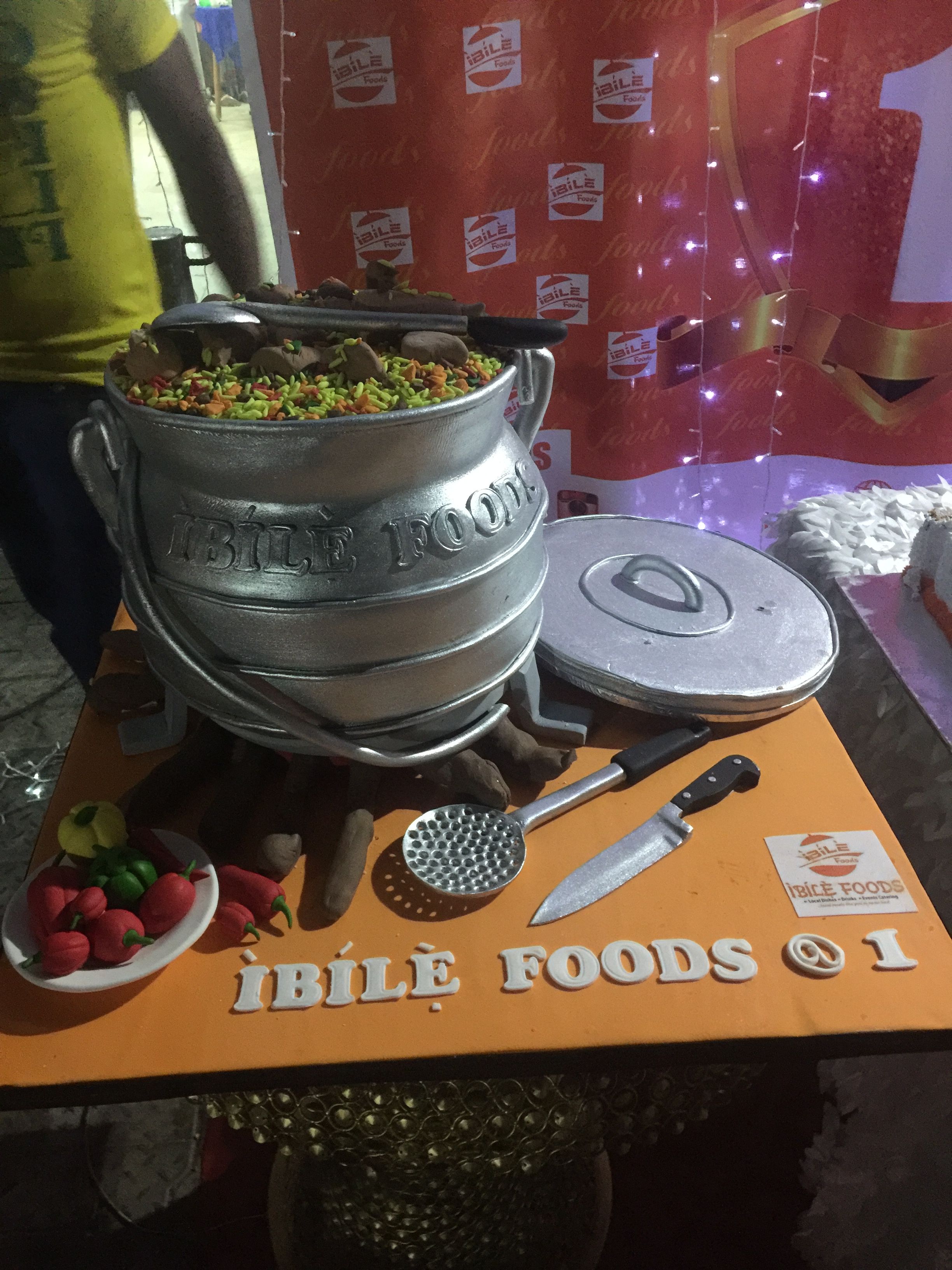 Cake of Ibile foods at 1