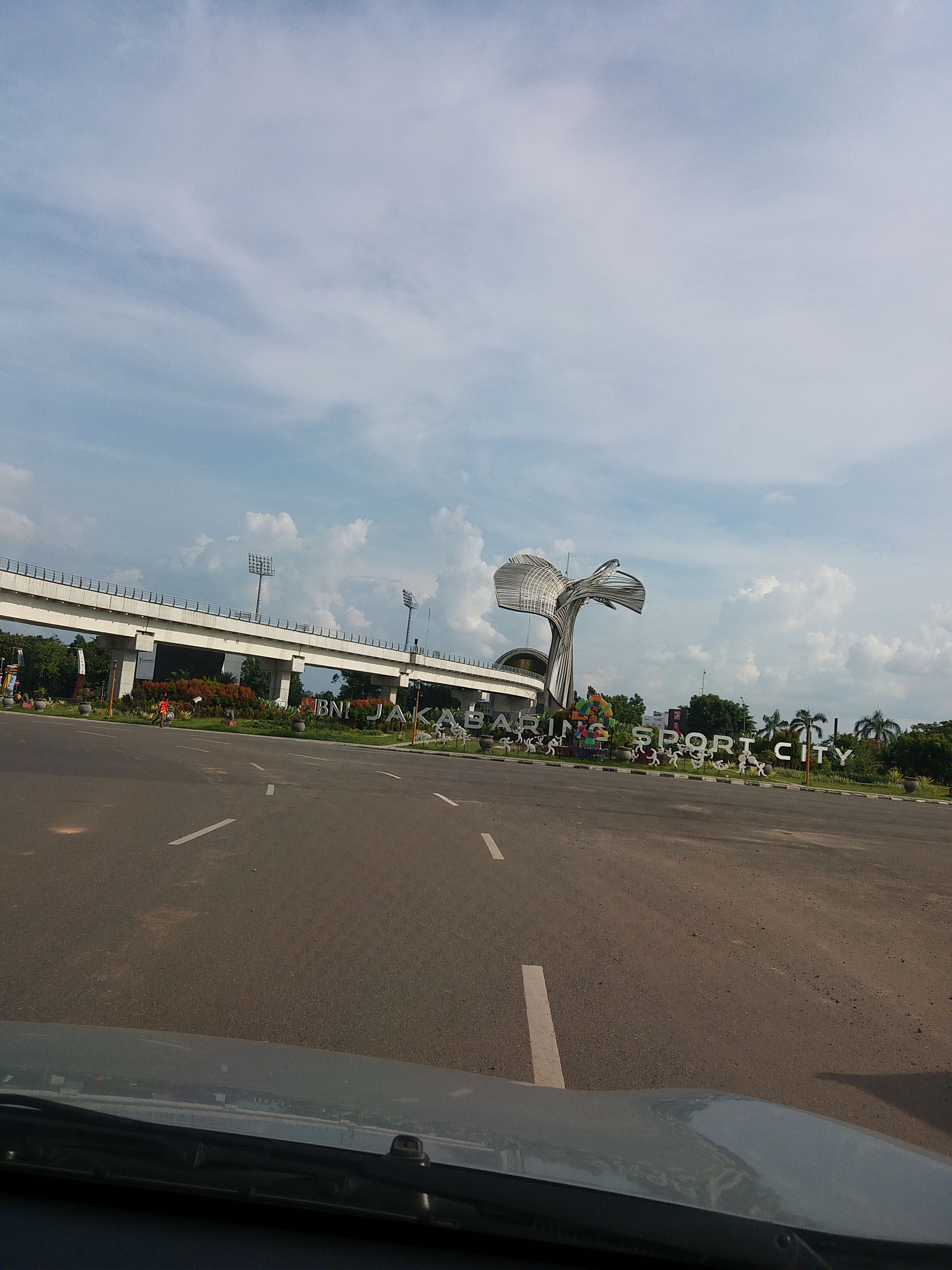 Tugu Parameswara ,Jakabaring Sport Center. Palembang