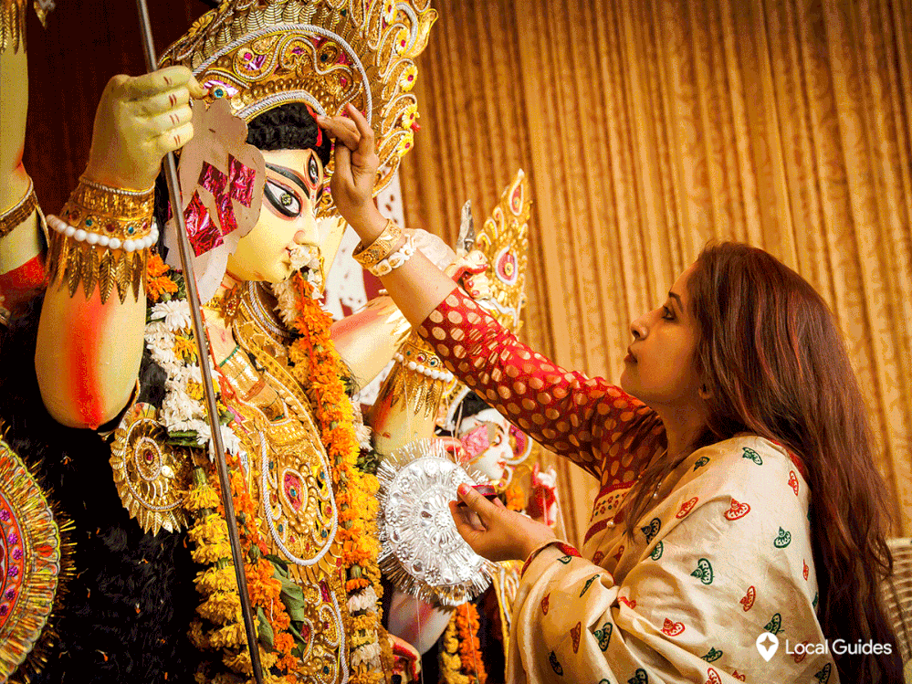 Caption: Showcase your best festival photos of Durga Puja, Navratri, Dussehra on Google Maps