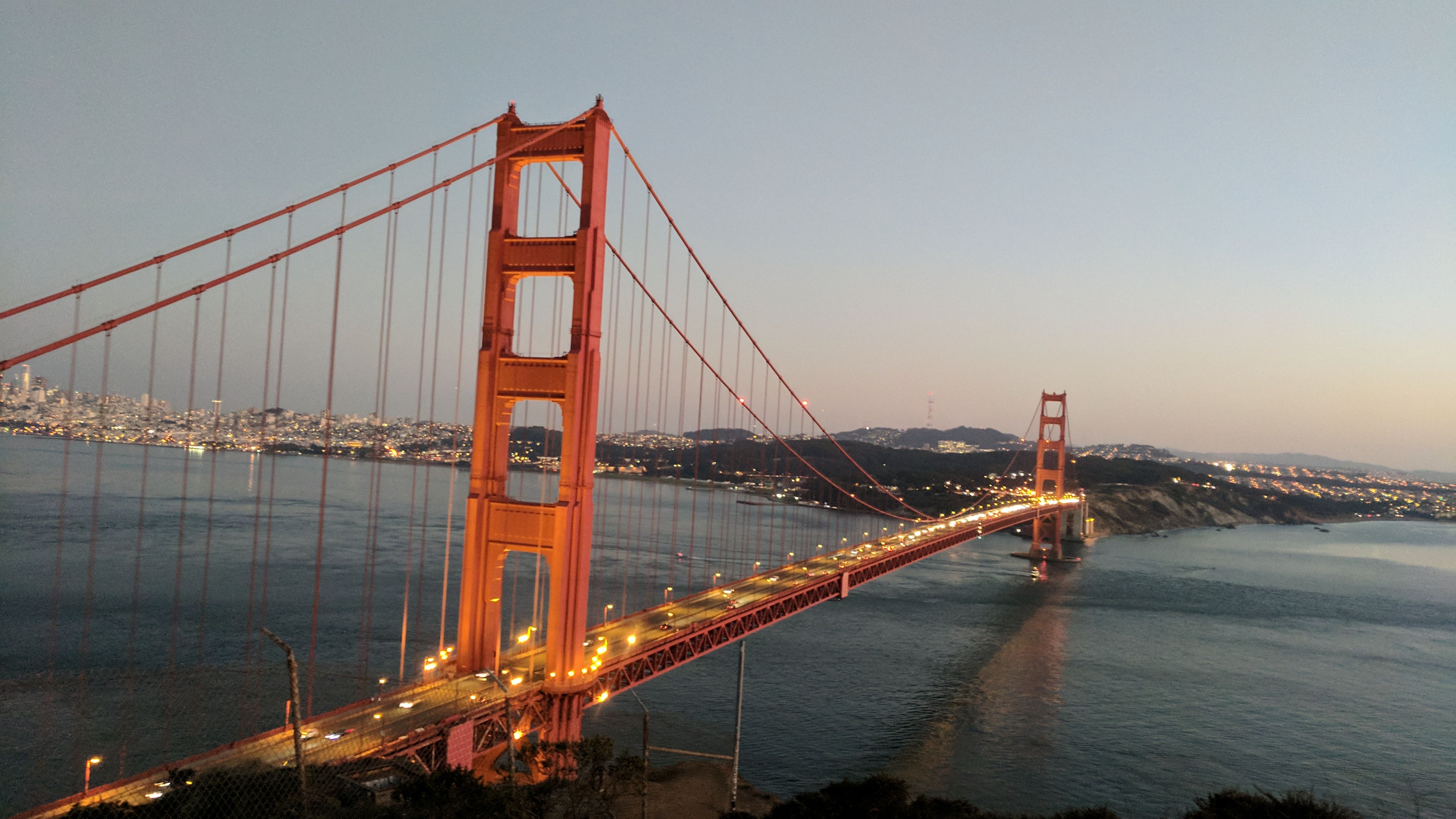 Golden Gate Bridge viewed from Marin Headlands