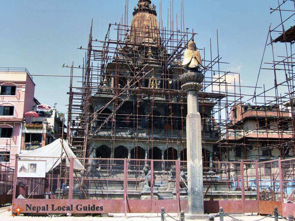 Krishna Mandir under Renovation