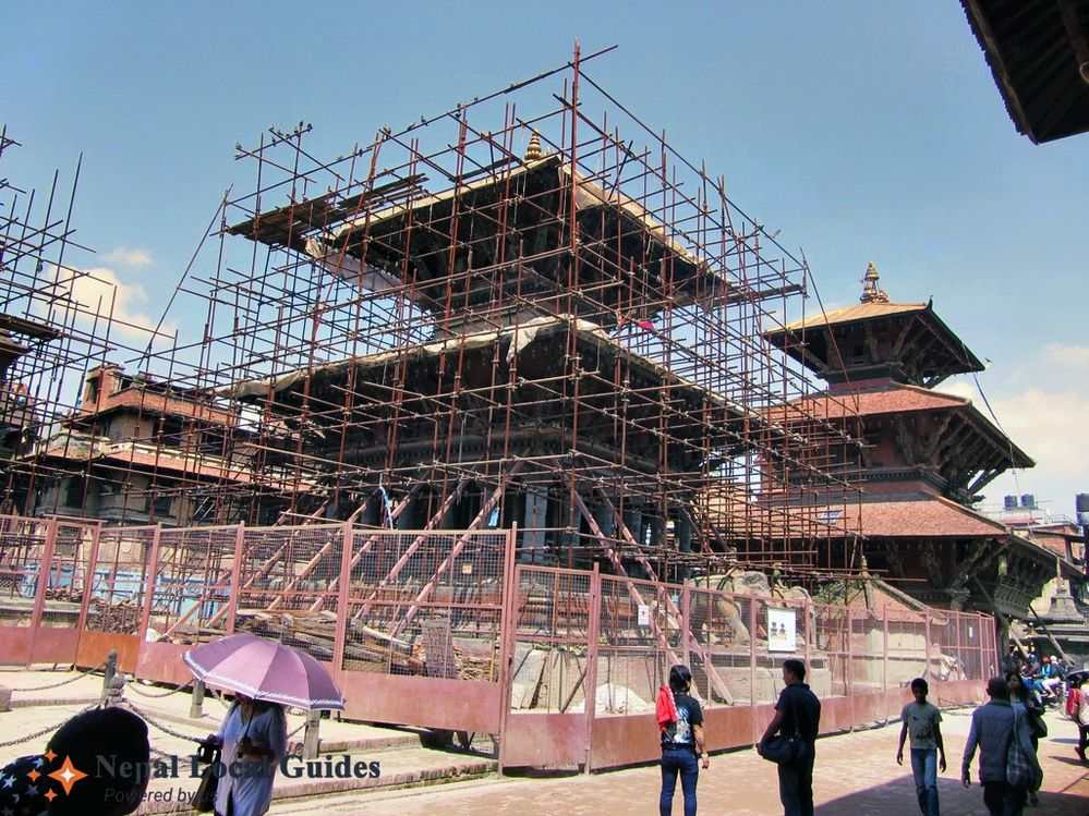 Vishwanath Temple-Renovation process undergoing
