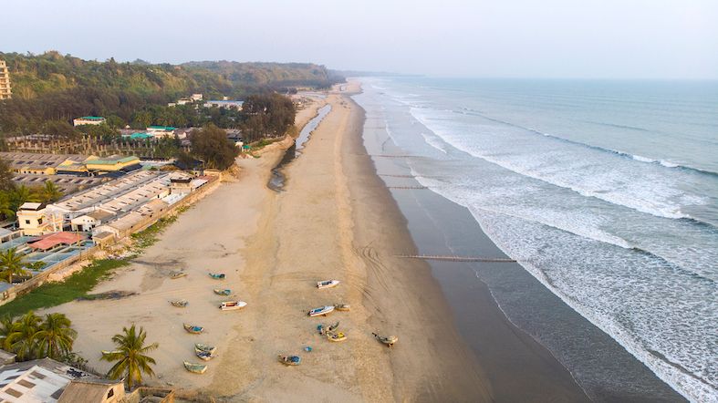 Cox's Bazar, the longest natural sea beach in the world. Photo: Masud Al Mamun