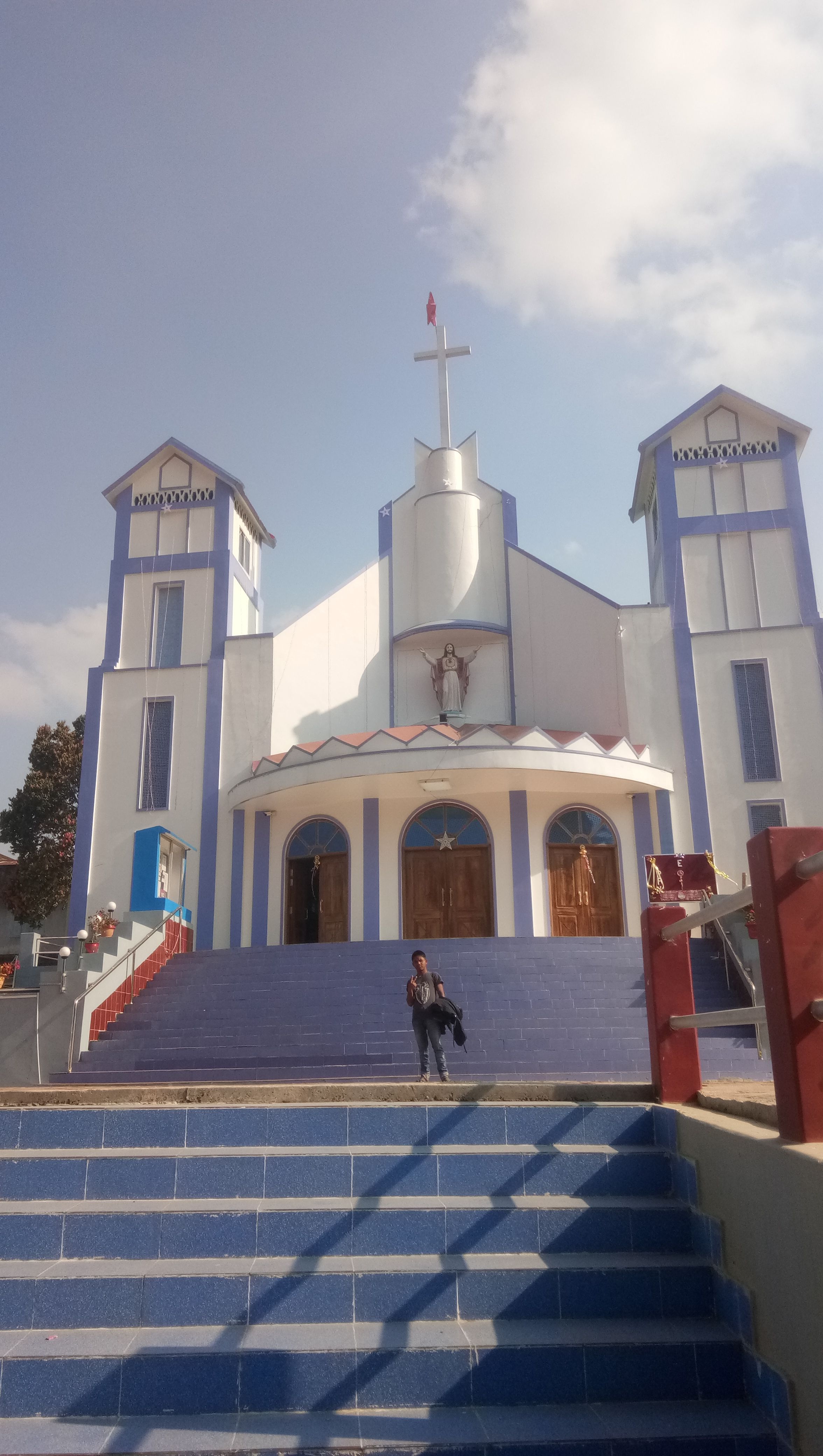 Photo Of Haflong Church,Dima Hasao,Assam,India.Look like amzing photos of this church in night time Lighting and attractions