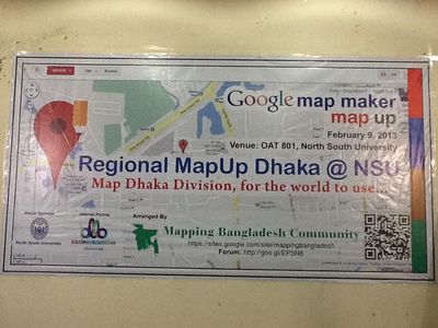Regional MapUp Dhaka @ North South University (NSU) February 9, 2013