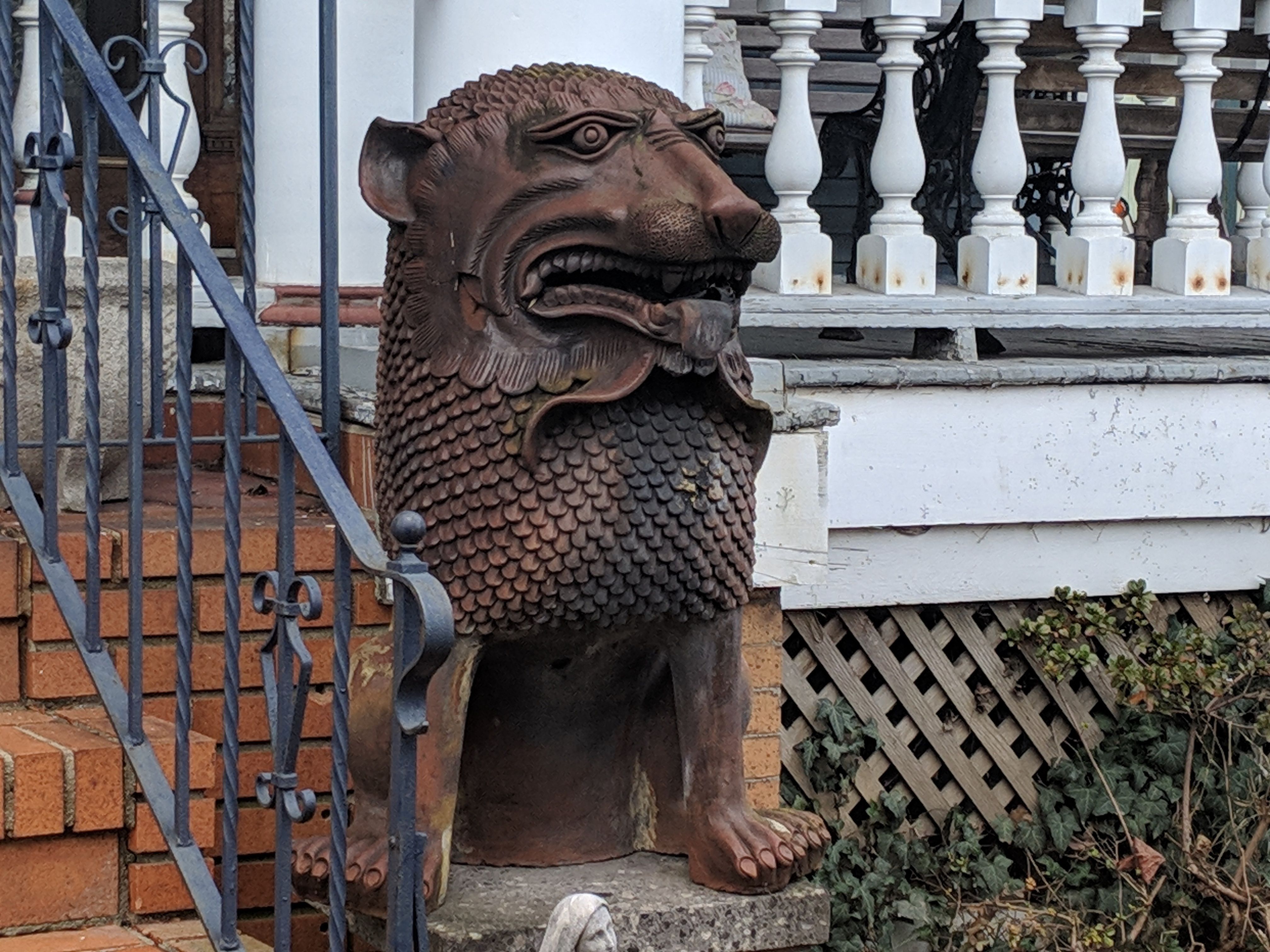 Guard Lion, Historic Place-NYC Landmark