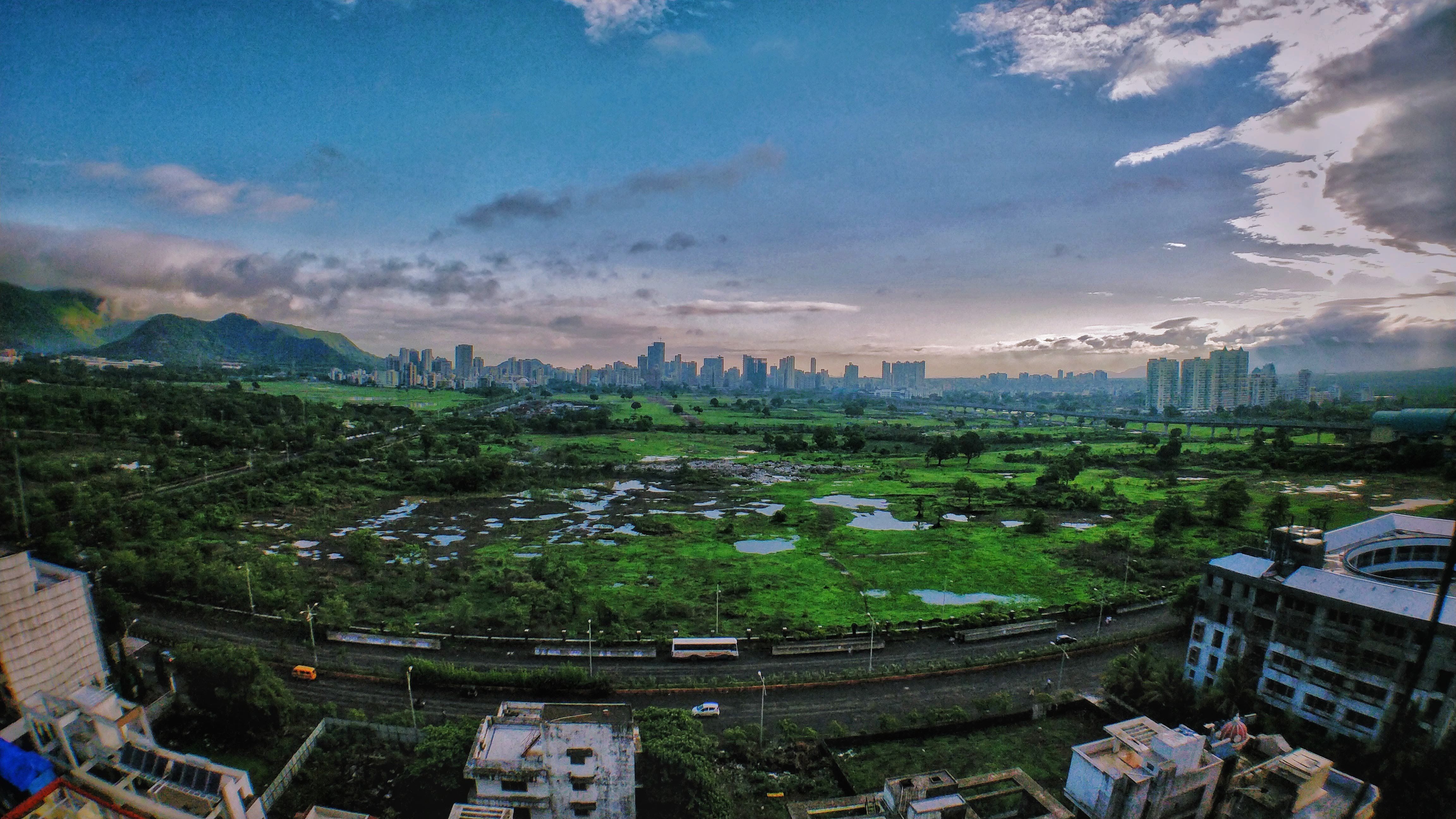 View of Kharghar Central Park, Navi Mumbai