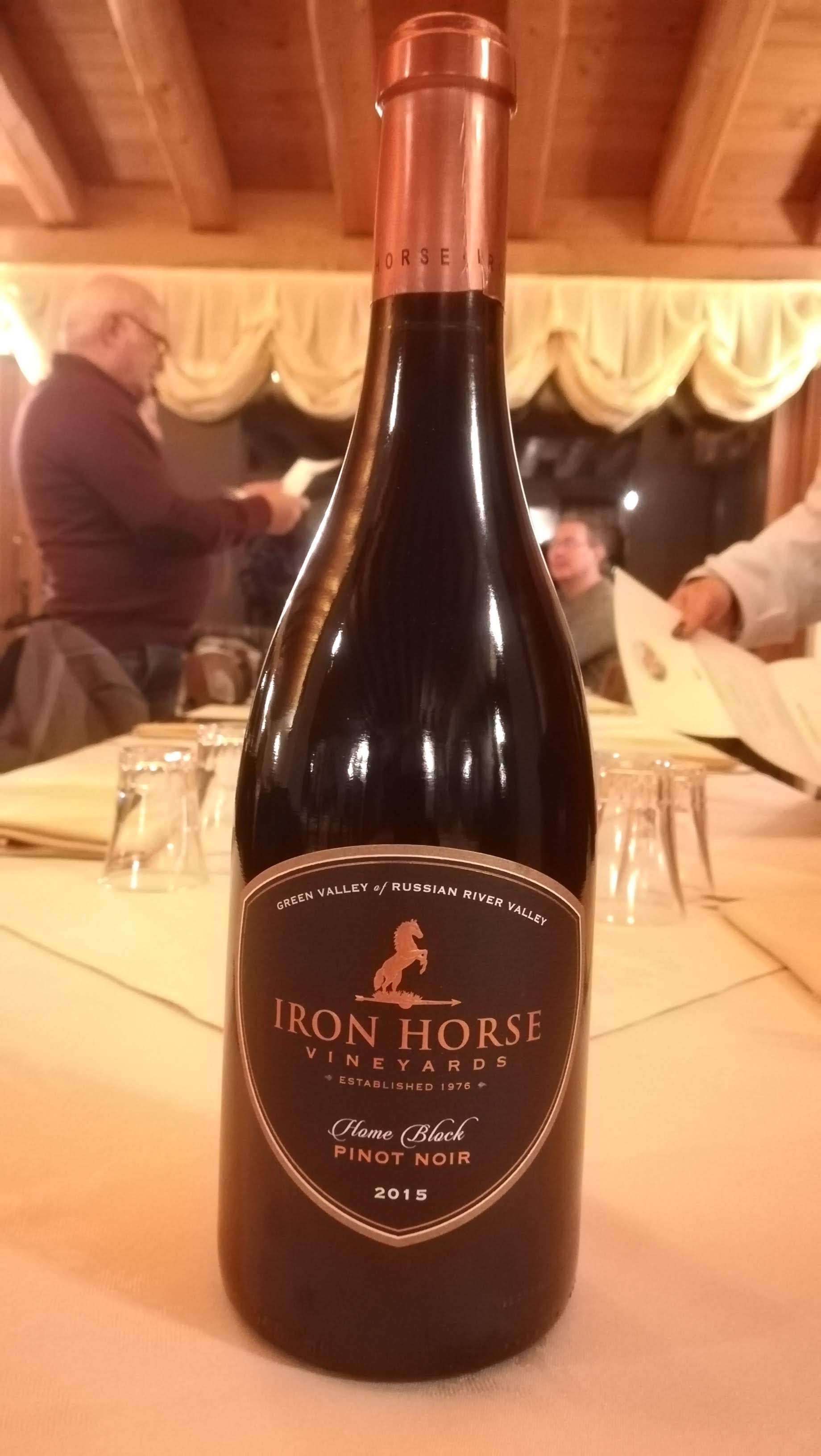 Iron Horse 2015 Deer Gate Pinot Noir - photo credit: Local Guide @Ermest
