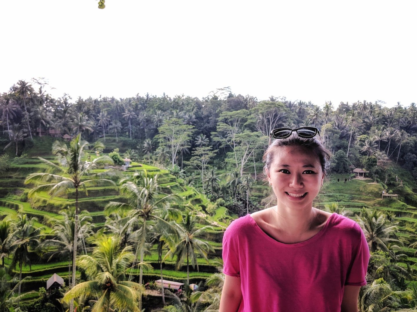 Caption: A photo of Shirley at vacation in Tegallalang Rice Terrace - Bali during April 2018.