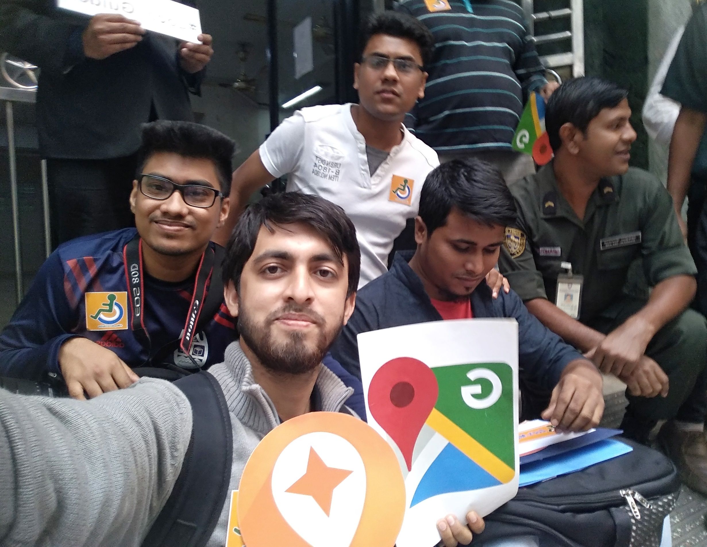 Selfie with fellow Local Guides during the Meet-Up