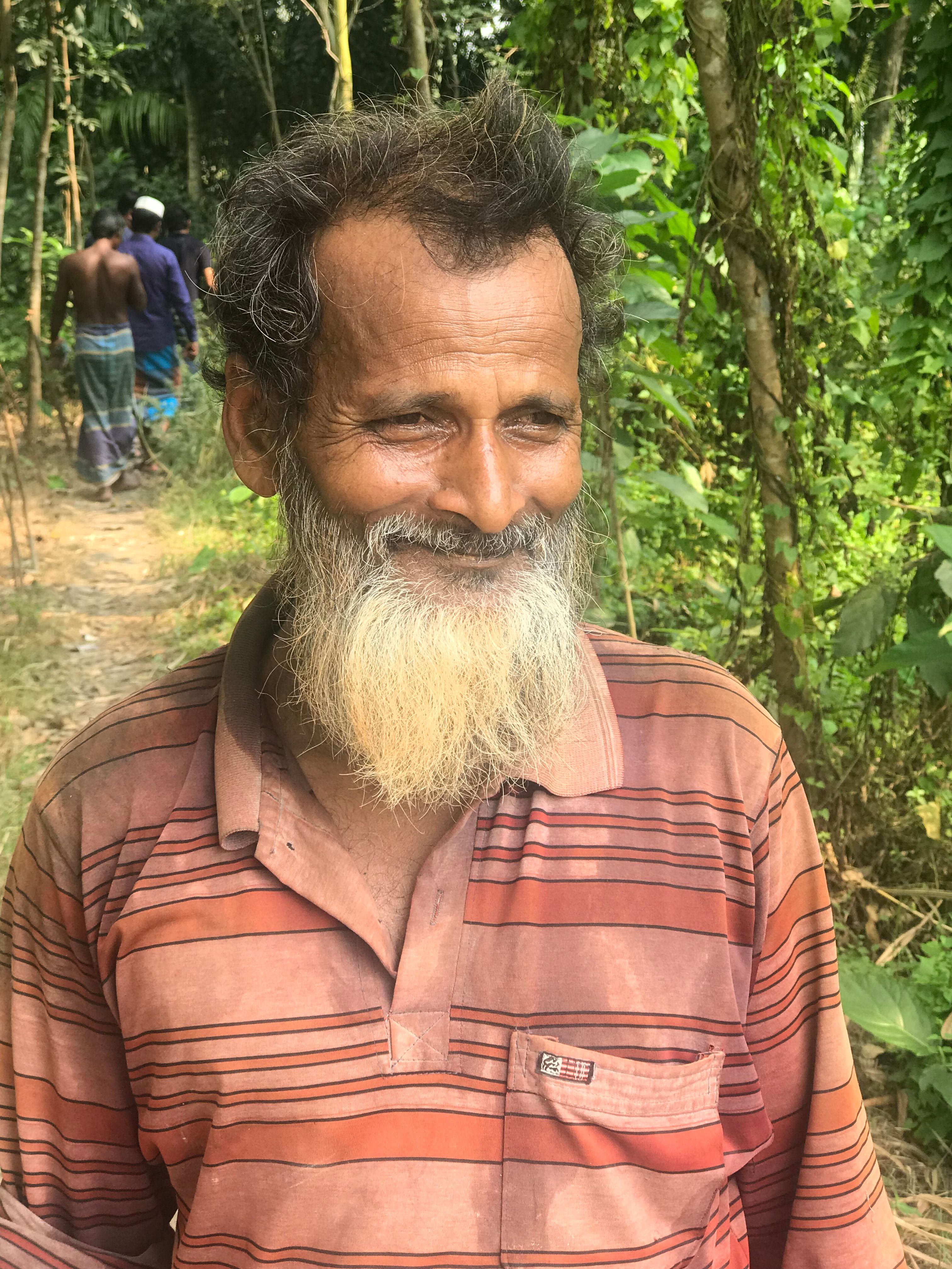 A Farmer Mr. Shahadat Hossain (40 years experience in farmer)