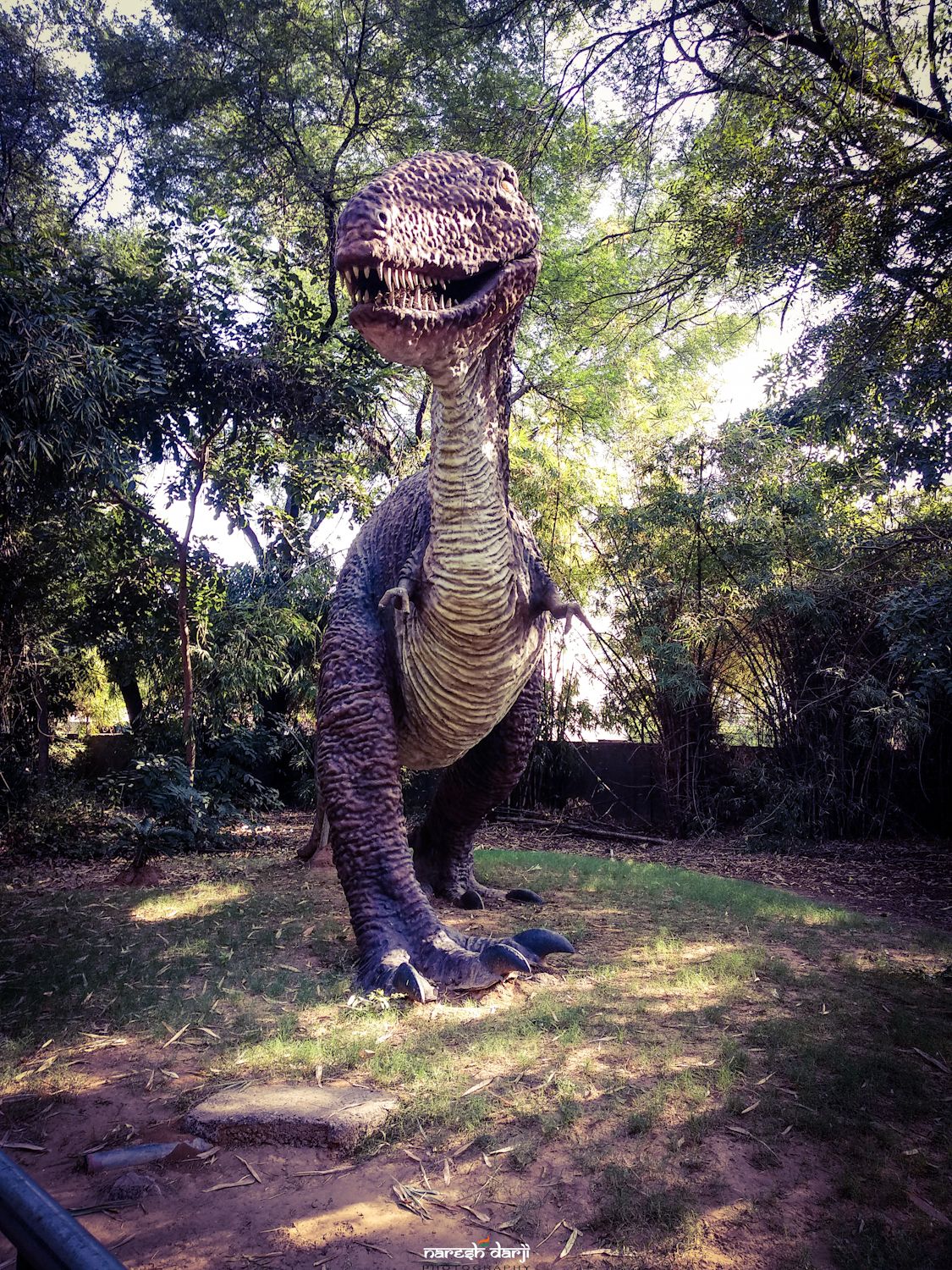 T-Rex dinosaur in Indroda Nature Park