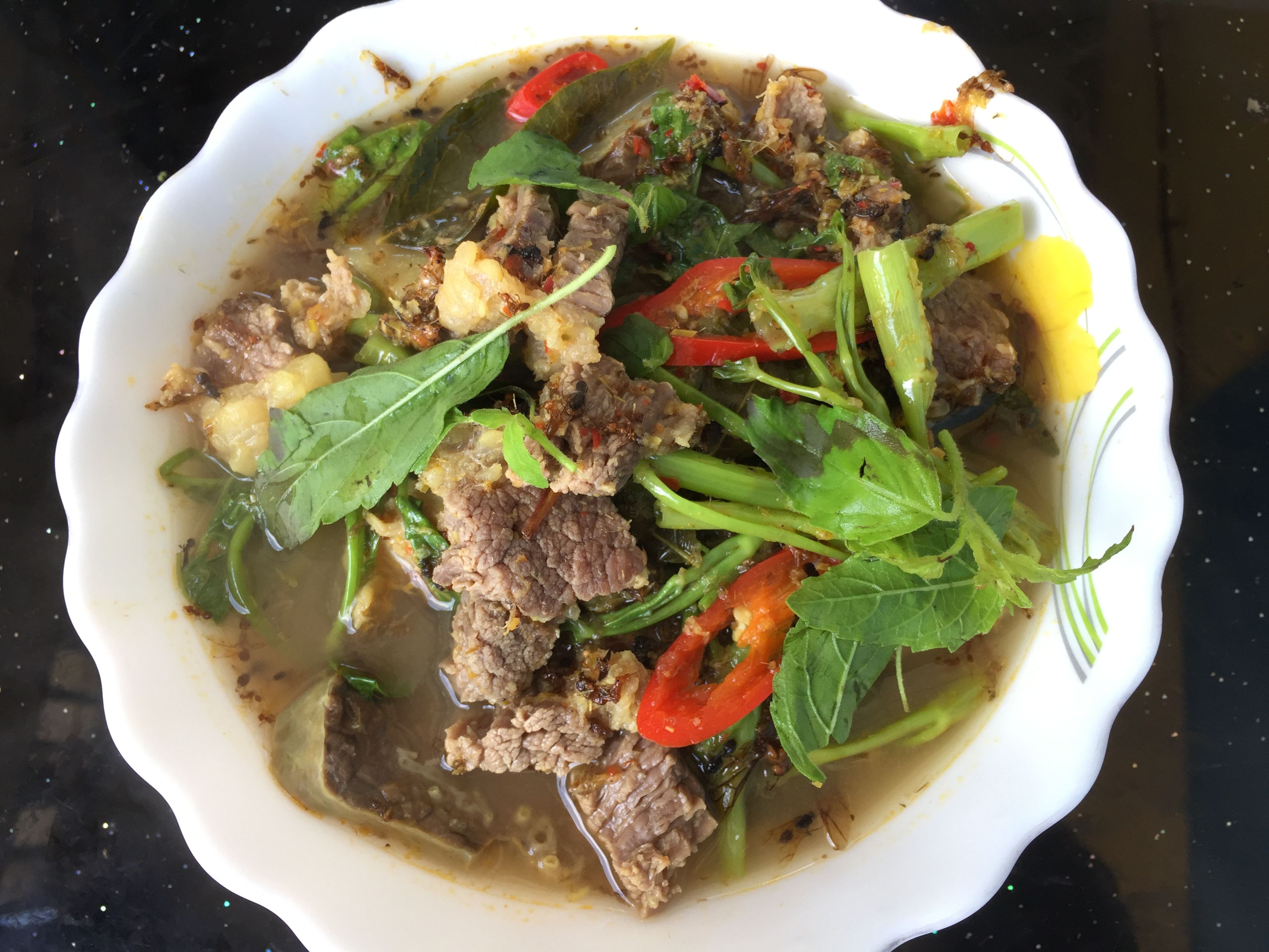 Sour Soup Beef stomach lung Liver, glory morning