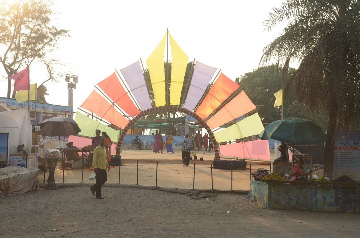 Tithal Beach Festival main entrance
