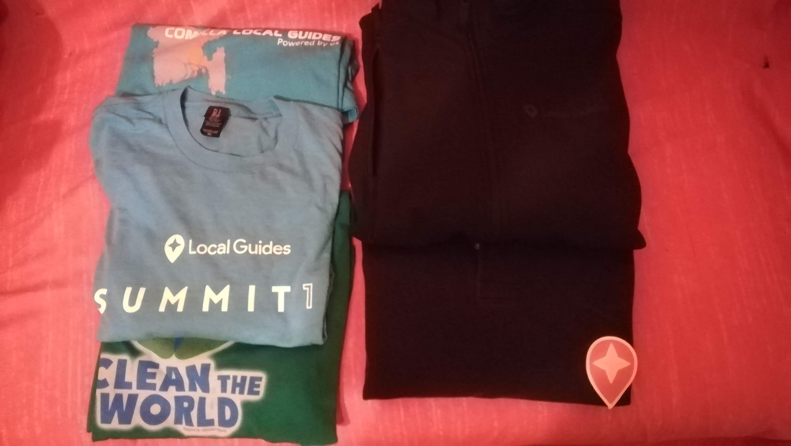 Caption: LG T-shirt from: LGSummit17 - Comilla Local Guides - LGCTW , and my Local Guide Jacket