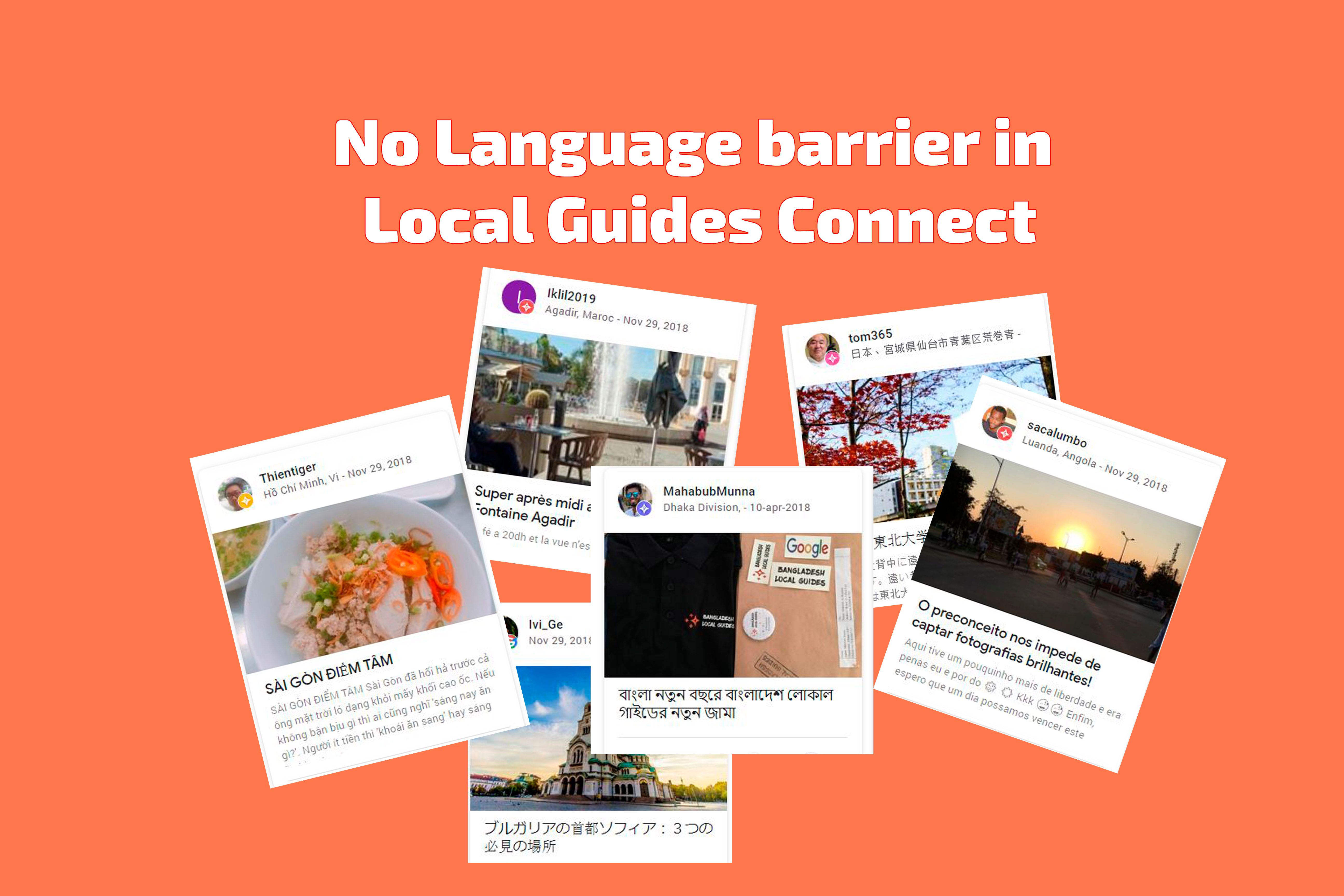 No Language Barrier in Local Guides Connect