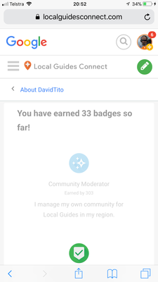33 badges and reaccuring