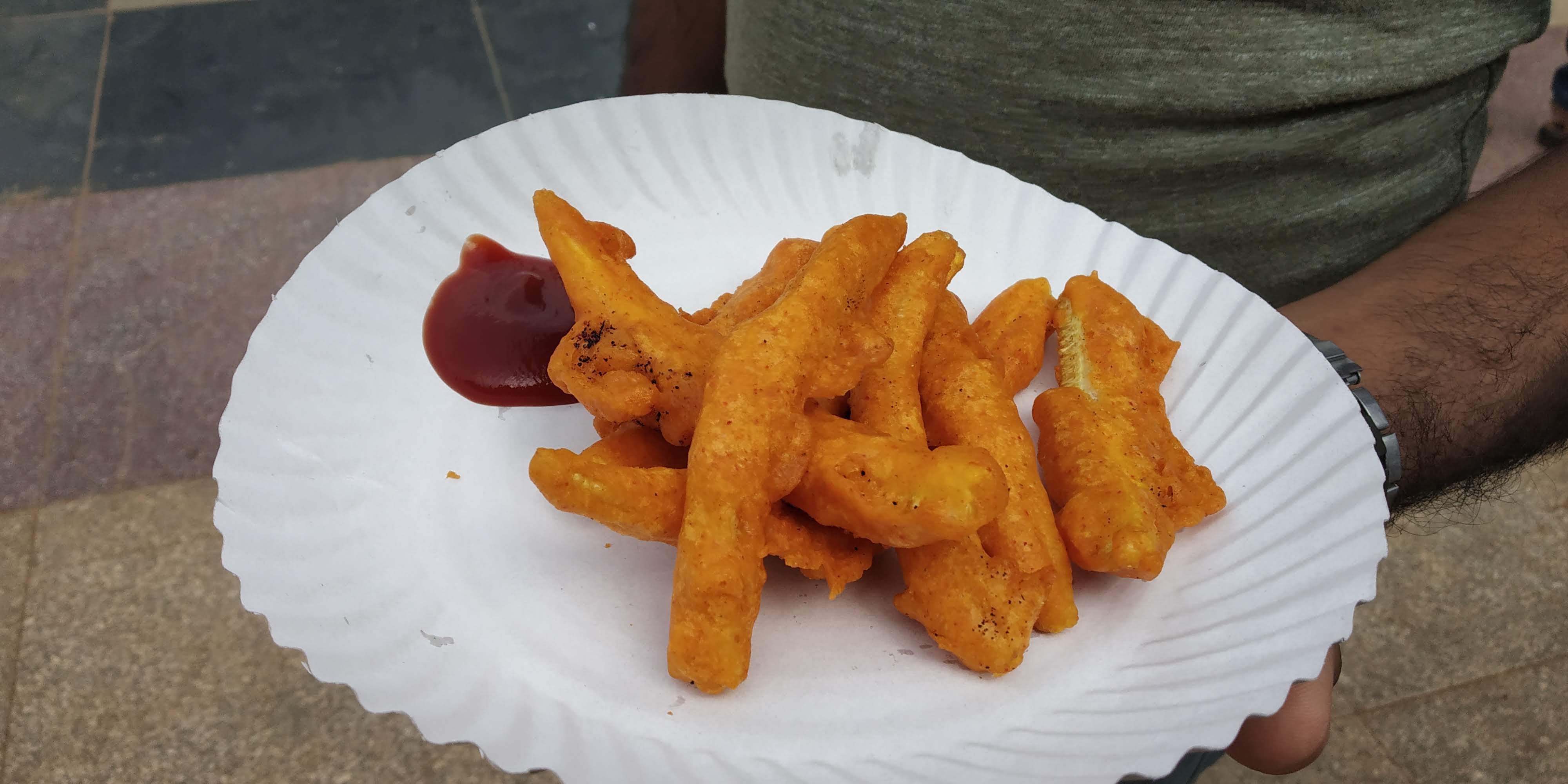 Baby corn fritters from Café Udupi Ruchi