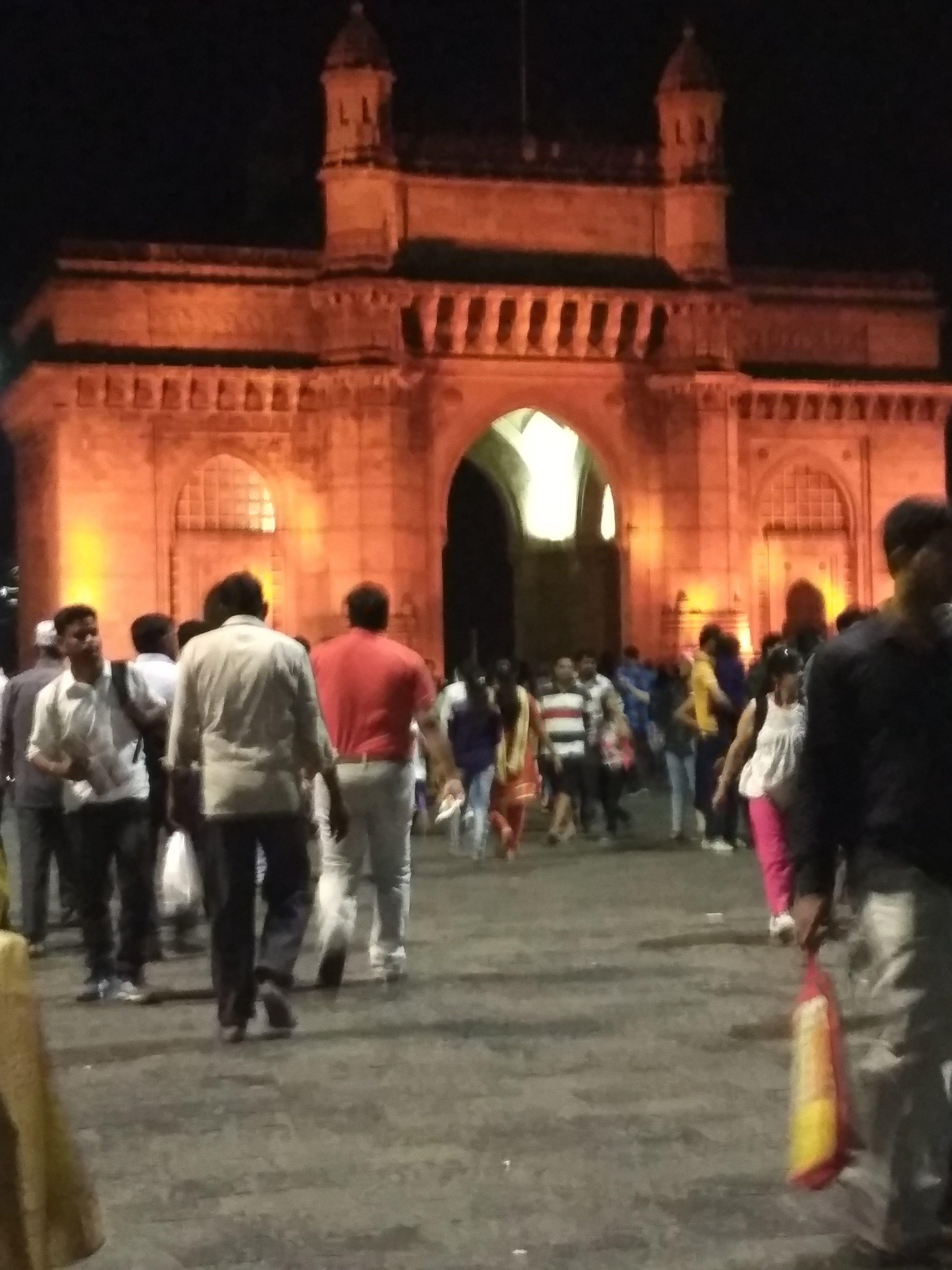 Front view of gate of india