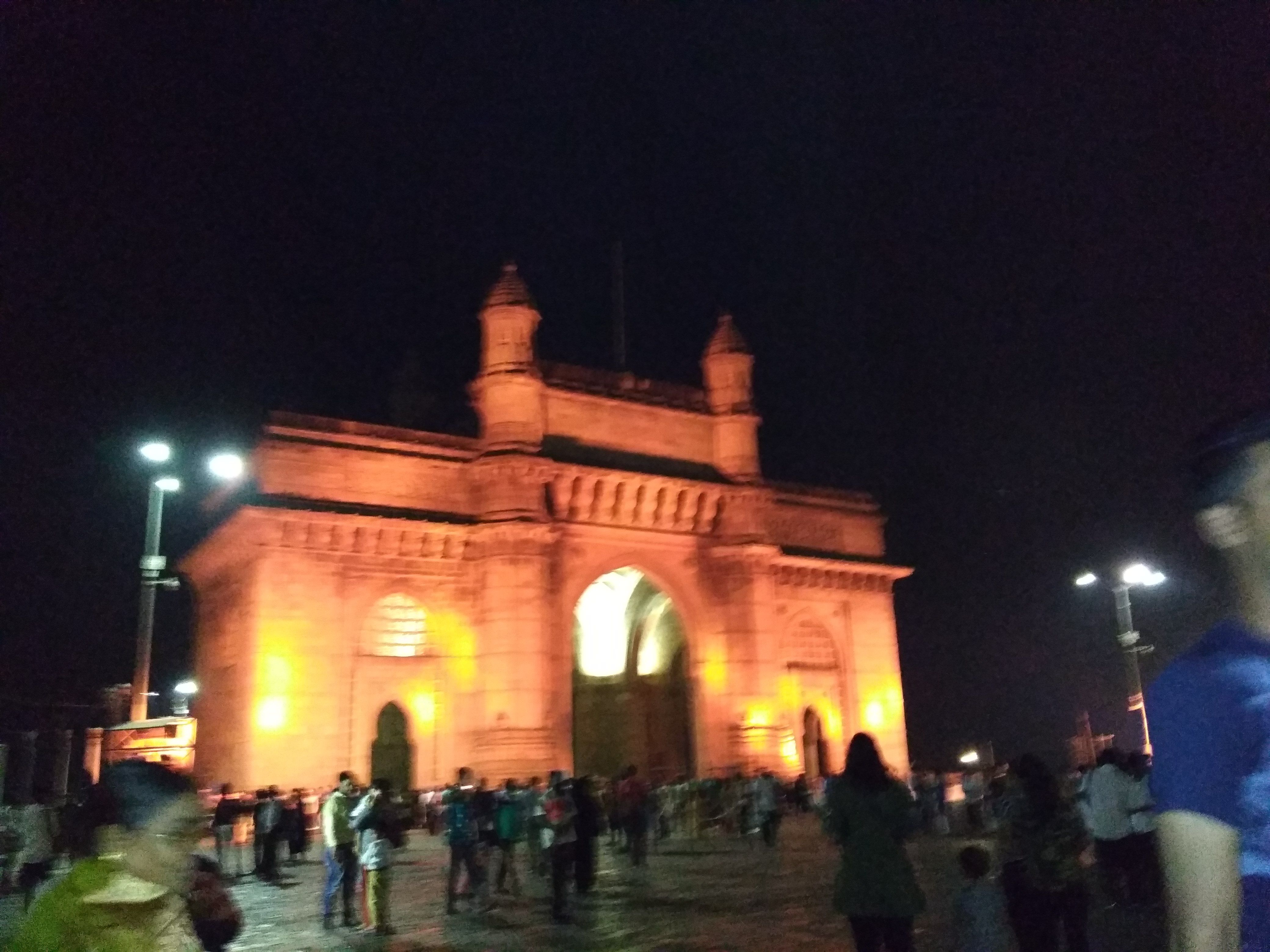 Front view of gate of india