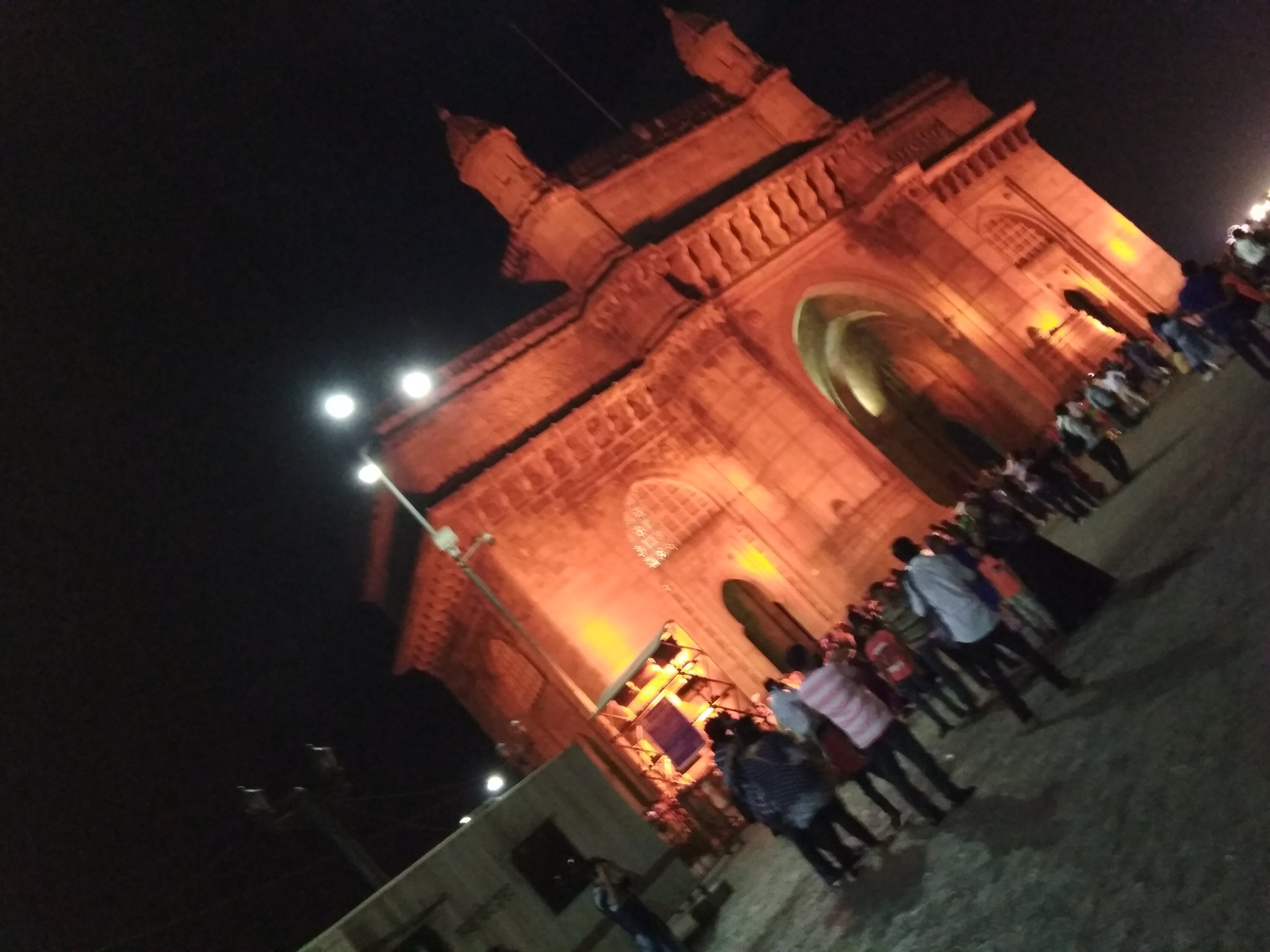 Front view of gate of india