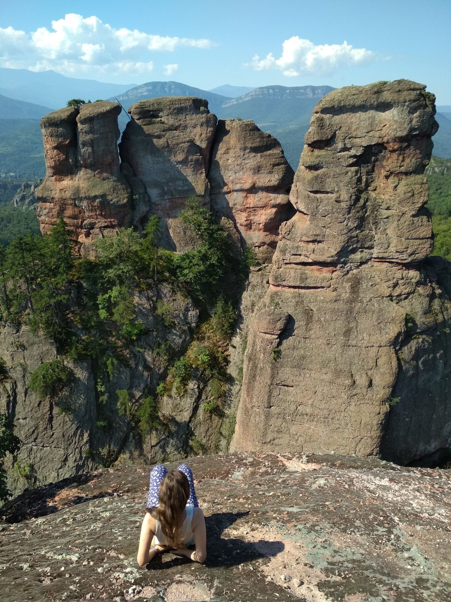Me enjoying the view on the Belogradchik rocks (Belogradchik, Bulgaria)