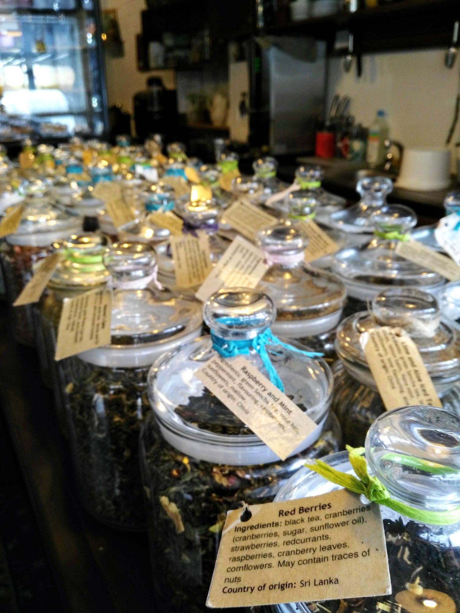 Exciting tea selection @ The Secret Garden Galway
