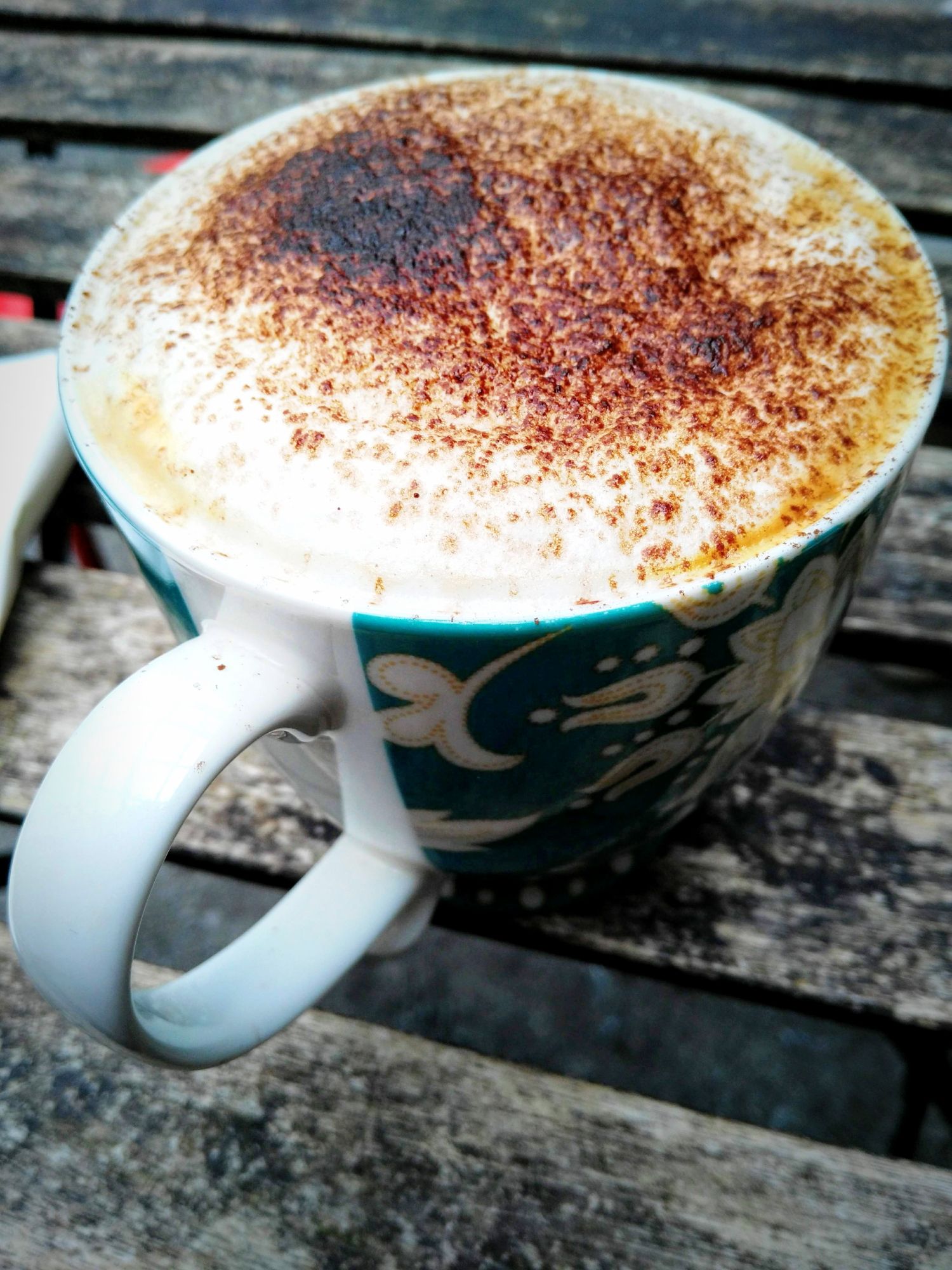 fabulous cappuccino at the Secret Garden, Galway City