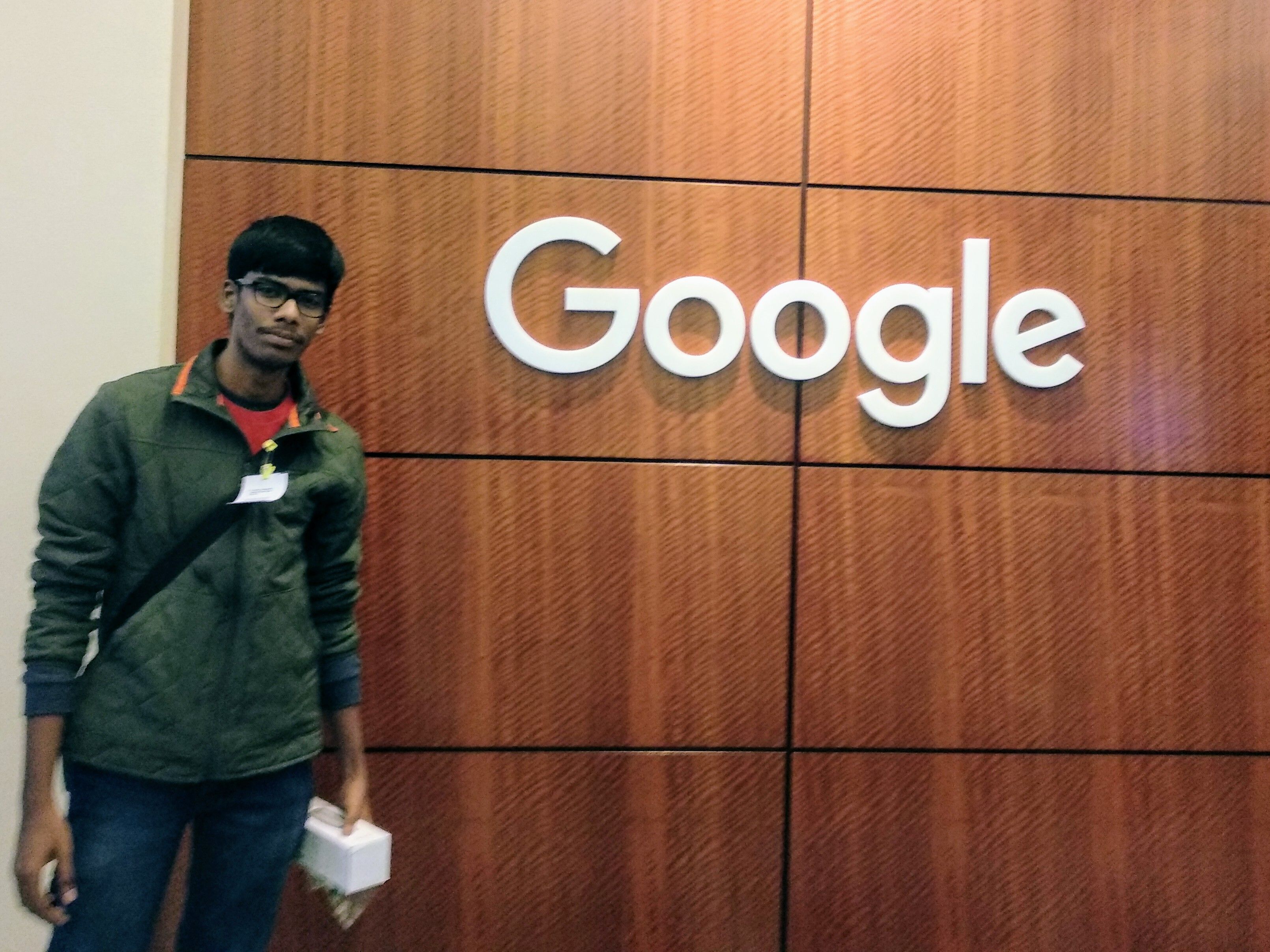 Me at Google Office, San Francisco