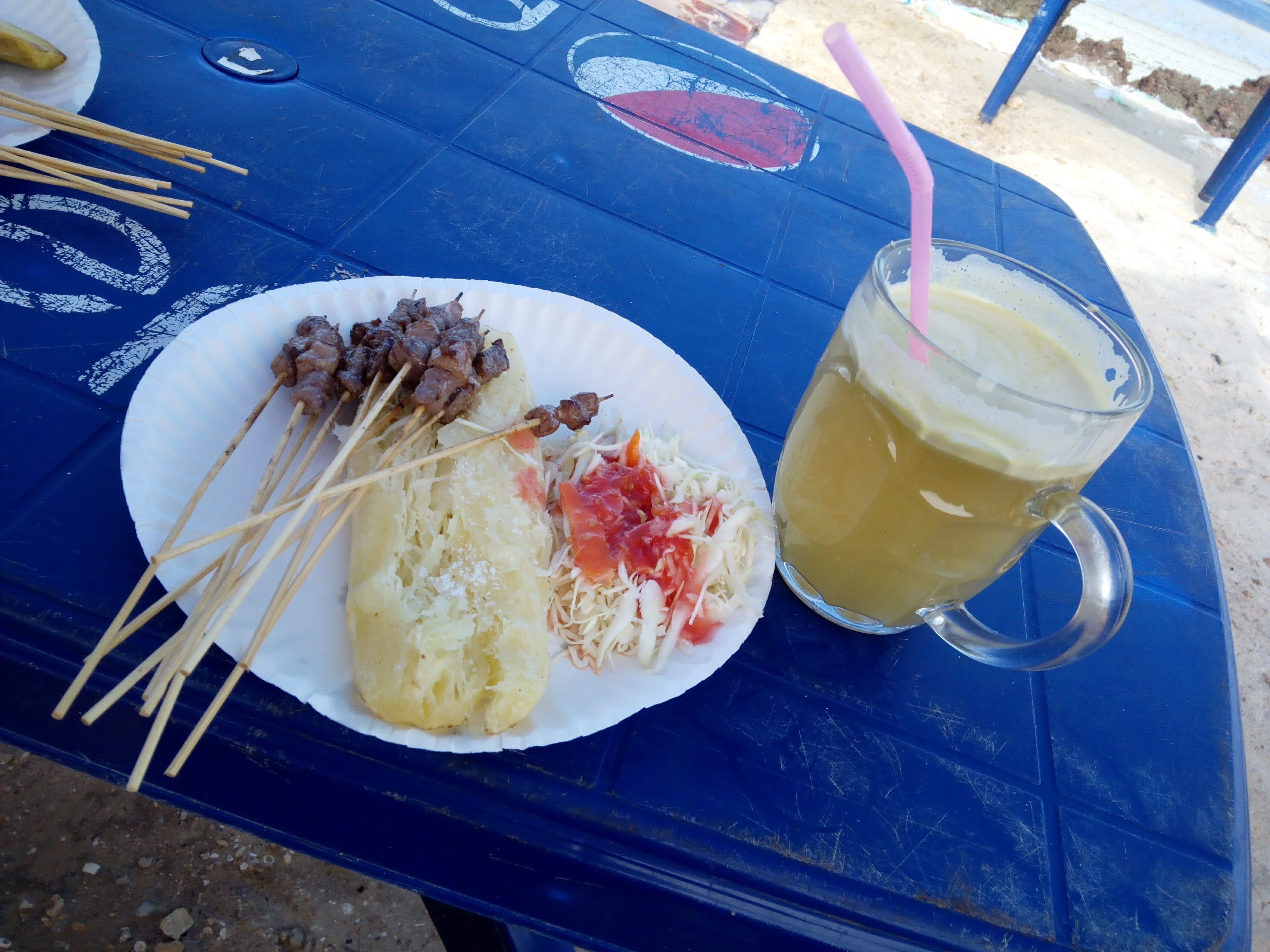 street food at Coco beach
