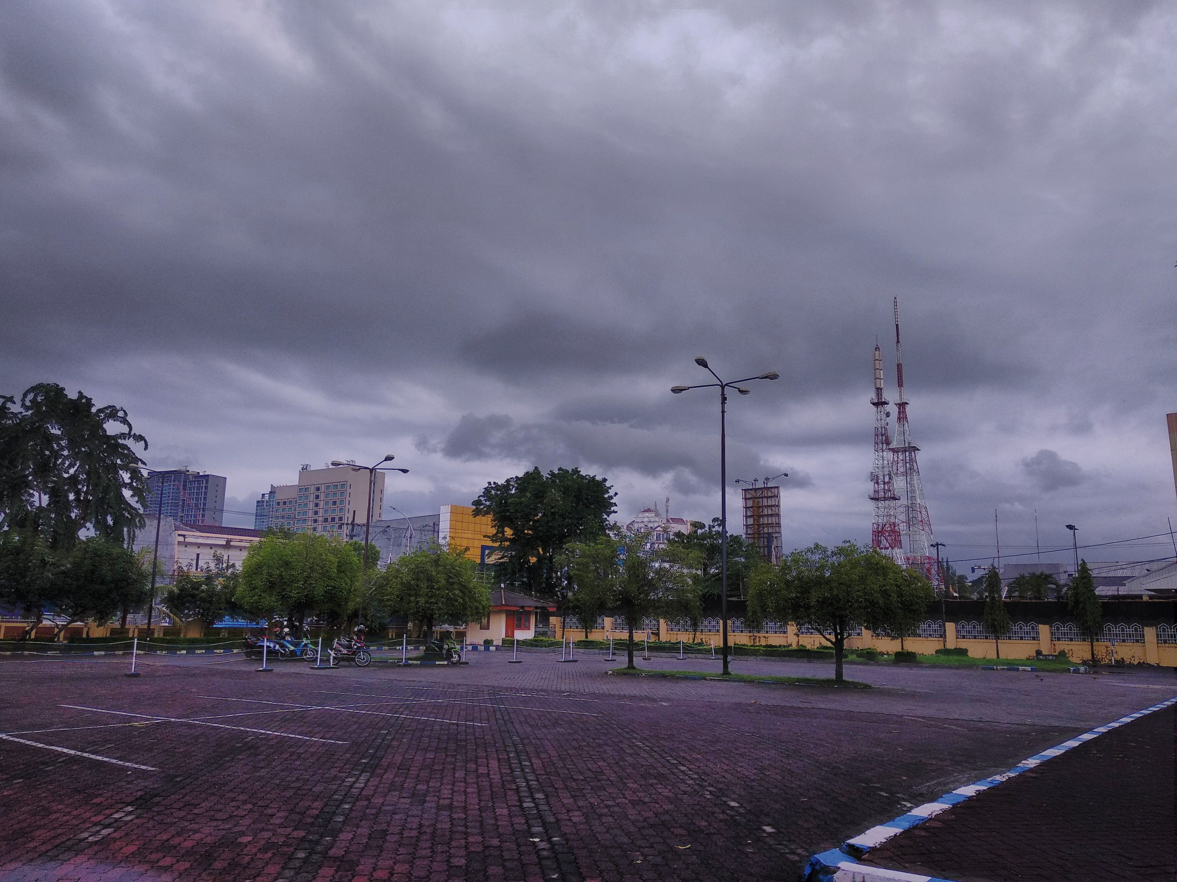 Before Rain Storm in Surabaya