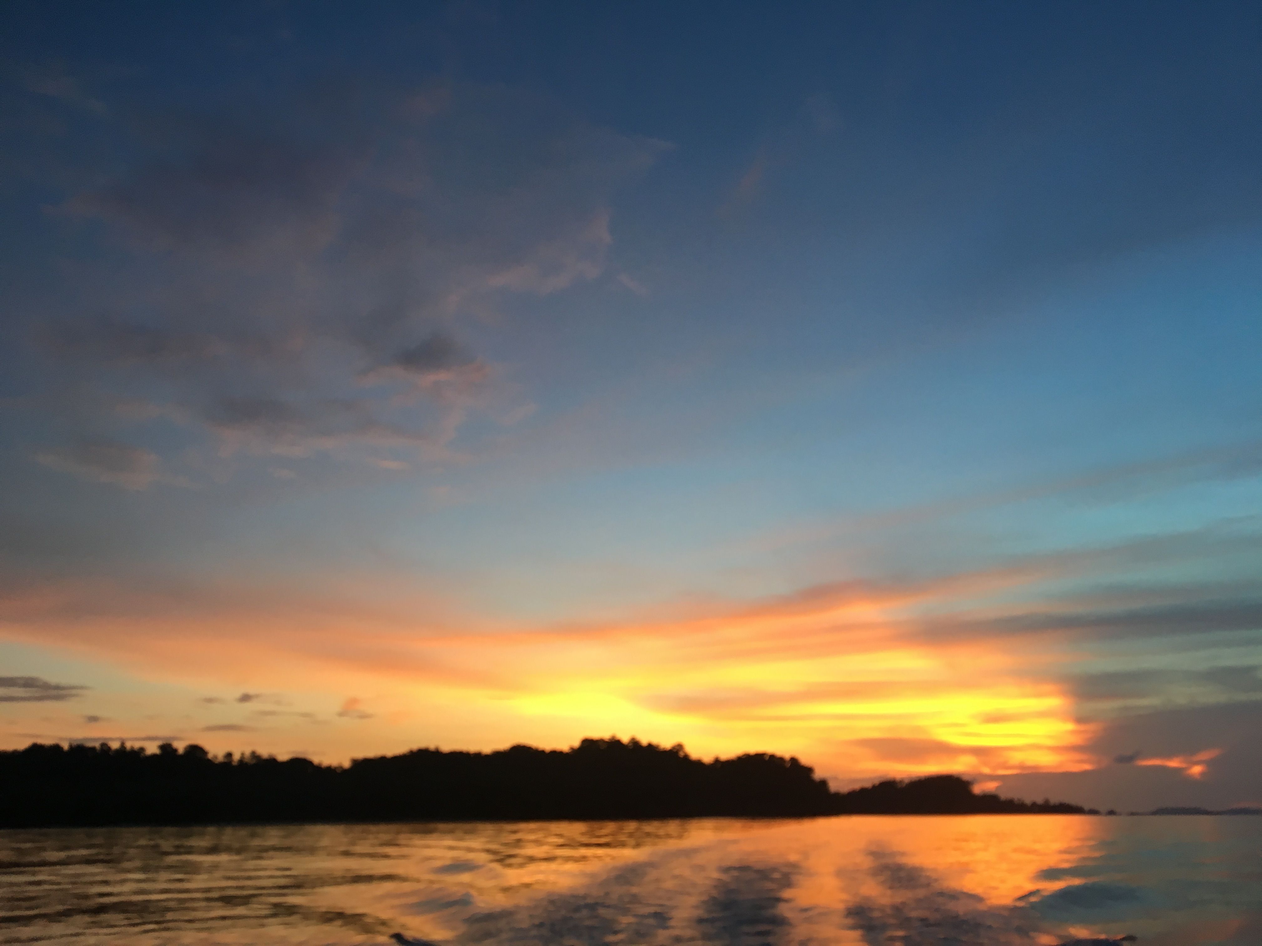 Sunset Balbulol, Misool, west Papua, Indonesia