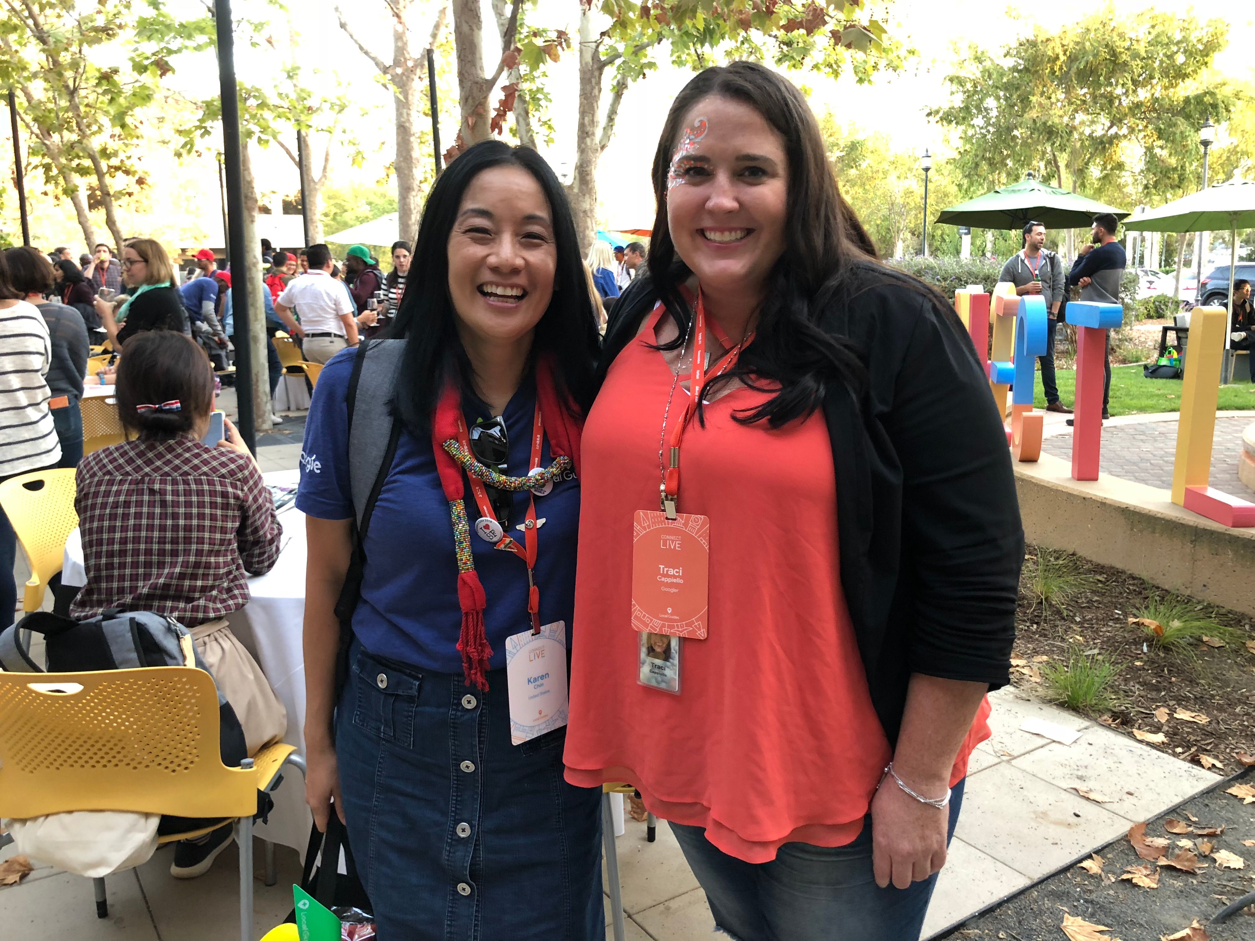 With the Birthday Girl at Connect Live 2018, The Quad - Google. Photo: @karenvchin