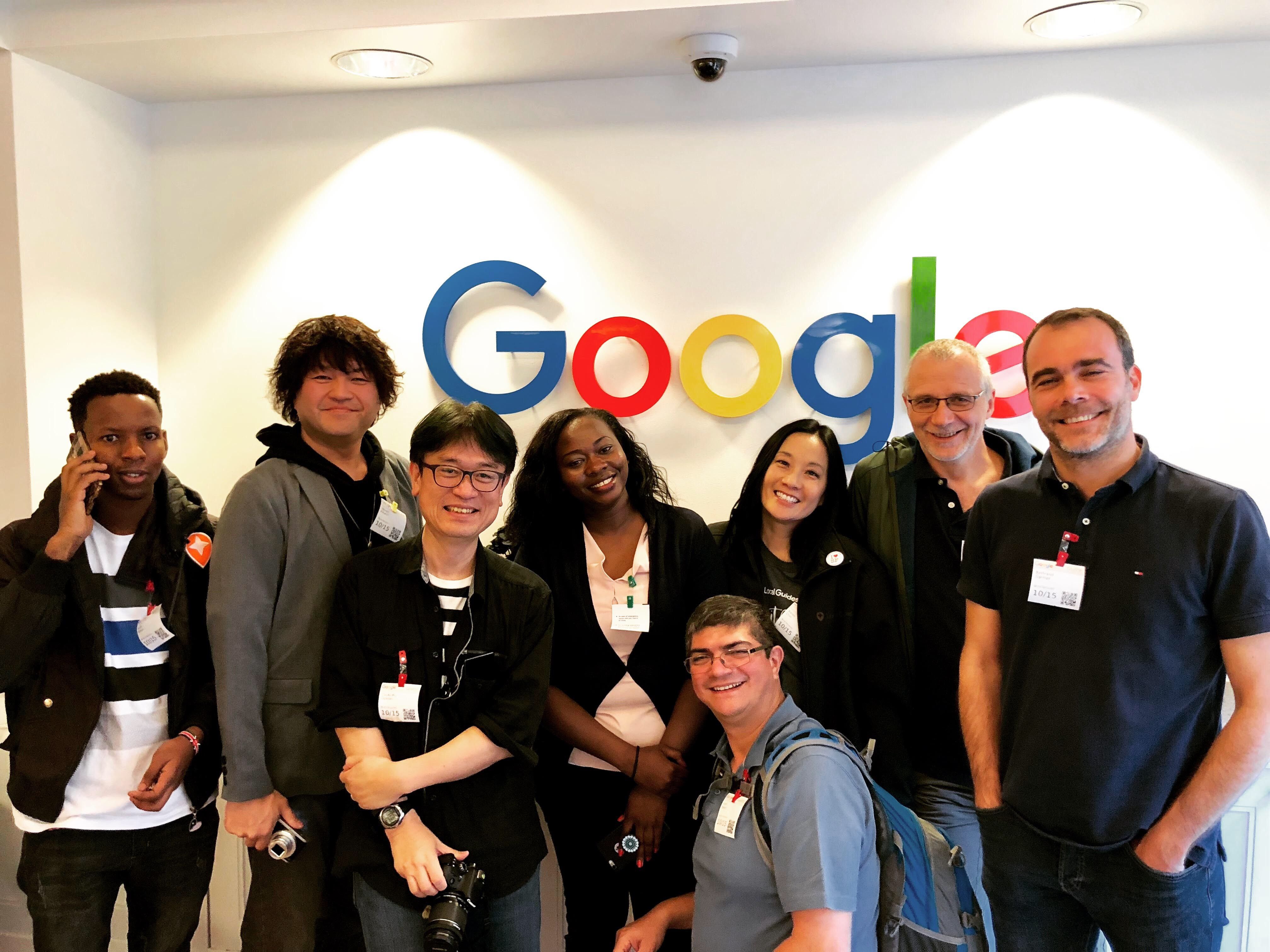 Very first Connect Live Local Guides group to participate during the weeklong Google Research sessions. at Google SF,  Connect Live 2018