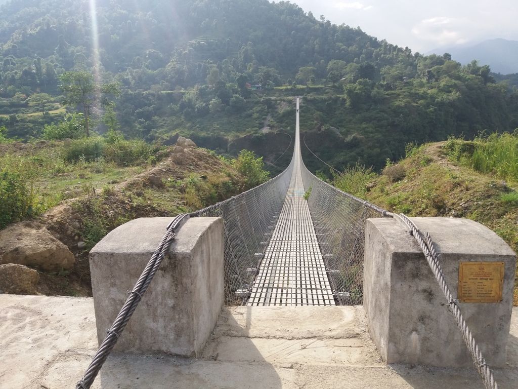 Full Picture of Damsadi Suspension Bridge