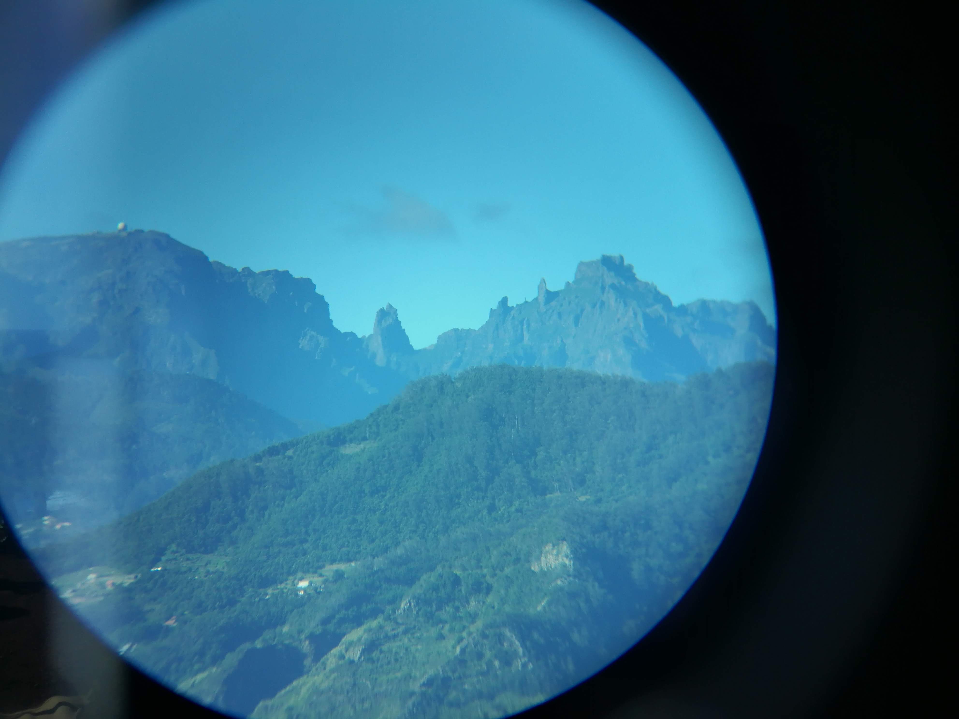 The landscape of Madeira - through a telescope