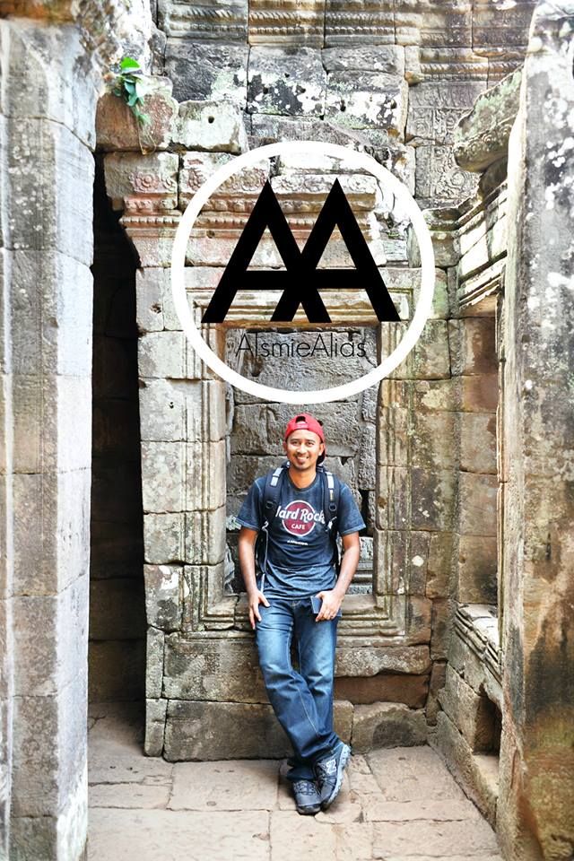 Selfie in Angkor Wat, Cambodia