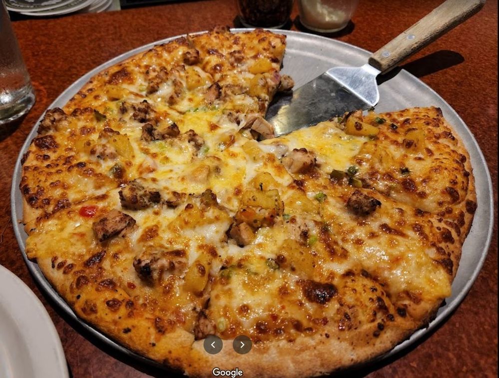 Fire Breathing Dragon pizza from Pizza Luce Downtown (courtesy of Google Maps listing)
