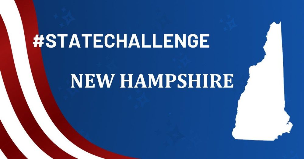 Join us for the New Hampshire #StateChallenge with our co-host @SilvyC