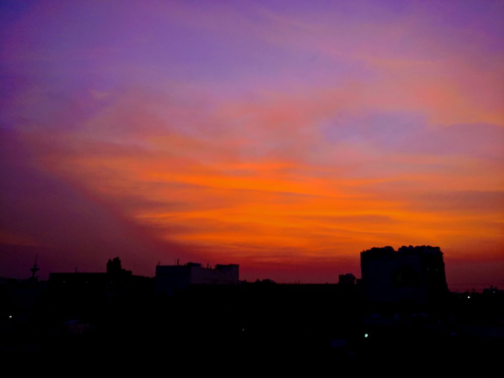 Sunset ⛅ in Hyderabad