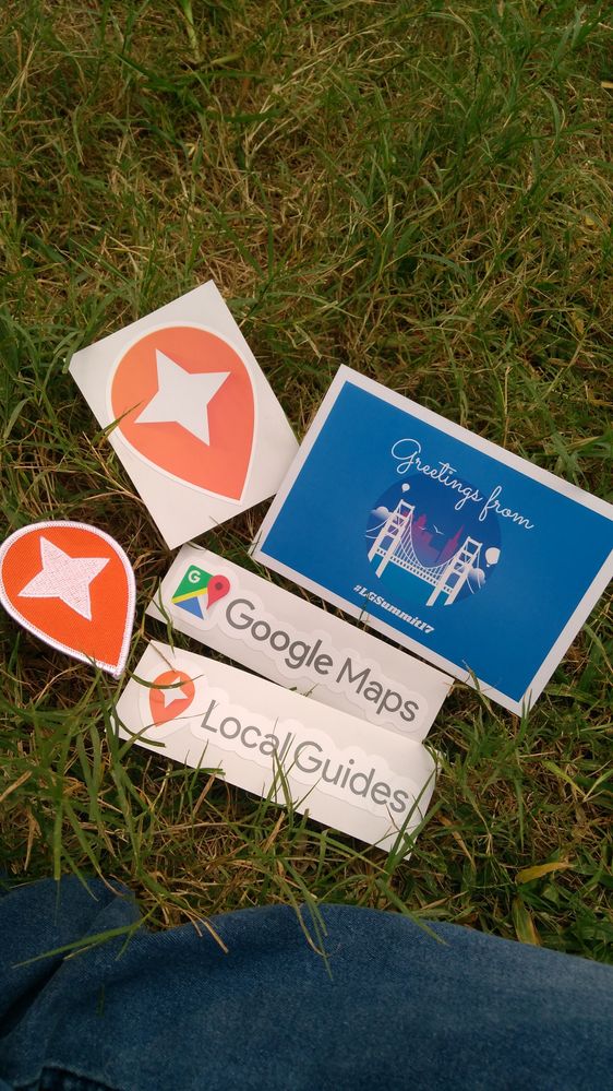 Local Guides stickers & postcards