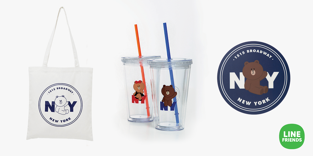 Merchandise and accessories from LINE Friends