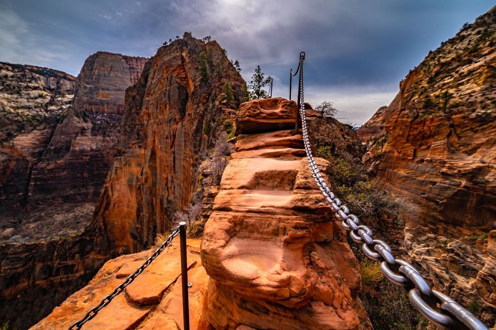Caption: A photo of Angel’s Landing at Zion National Park. (Courtesy of Local Guide Jeremy Janus)