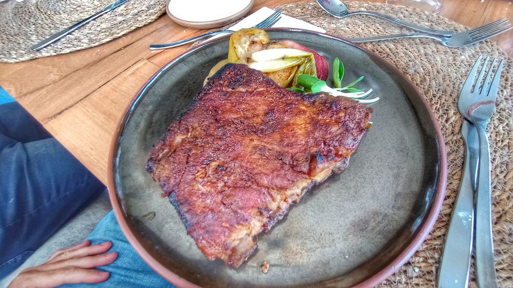 Caption :  Argentinian roast veal dish