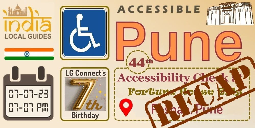 Banner of Accessible Pune Episode 44 Fortune House #LGBC Meetup