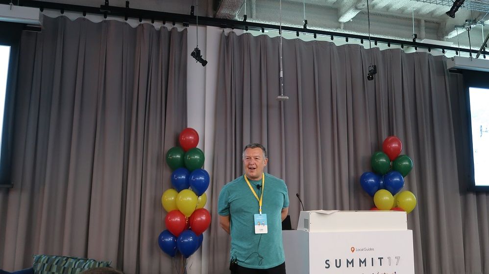 Luiz Barozzo, salah satu Keynote Speaker di Google Tech Corners. Photo by Budiono
