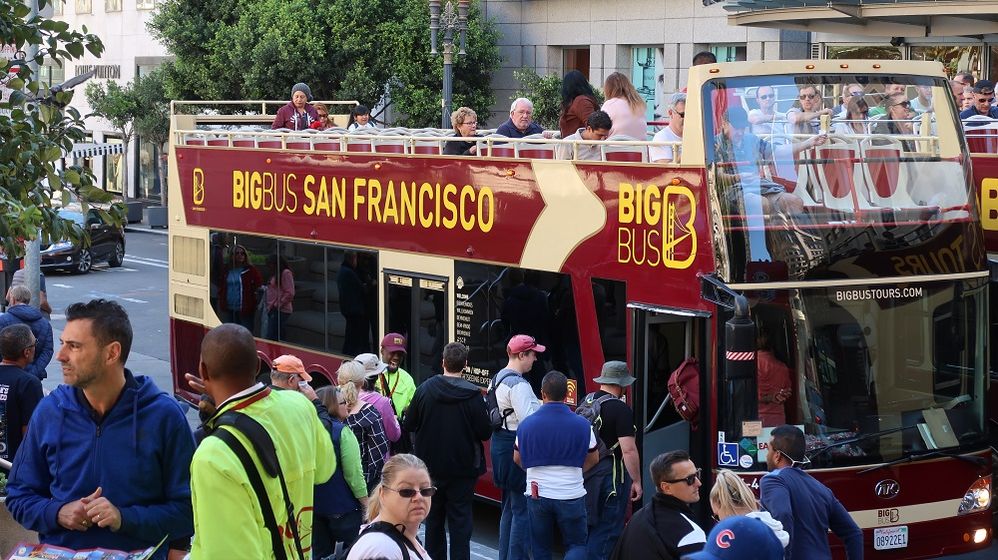 Big Bus San Francisco. Salah satu bus wisata. Photo by Budiono