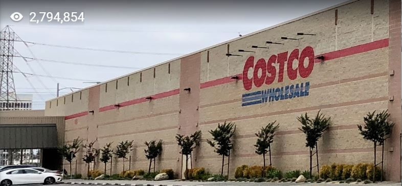 Caption: @shunsader's Star Photo of Costco uploaded onto Google Maps on 2023-06-26 and showing star views of 2,794,854 as at 2023-07-28