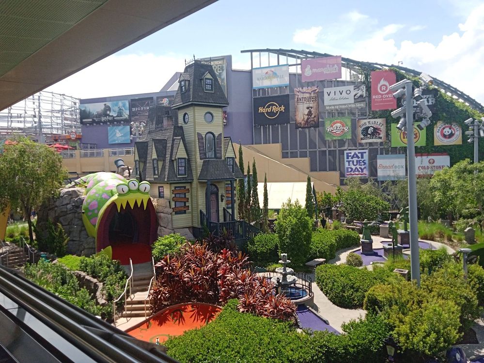 Landscaping at the Universal Studios in Orlando